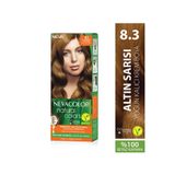 Neva Color Natural Colors 8.3 ALTIN SARISI Kalıcı Krem Saç Boyası Seti