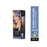 Neva Flashy Colors (Vegan) Bebek Mavi Direkt Uygulanan Yarı Kalıcı Saç Boyası 100ML
