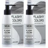 Neva Flashy Colors Yarı Kalıcı Saç Boyası Gümüş Silver Gray x 2