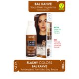 Neva Flashy Colors Yarı Kalıcı Saç Boyası Honey Brown Bal Kahve 100 ml Saç Boyası