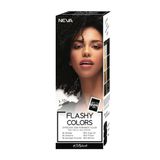 Neva Flashy Colors Yarı Kalıcı Saç Boyası Jet Black / Siyah 100 Ml