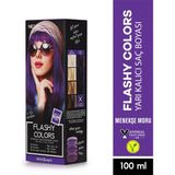Neva Flashy Colors Yarı Kalıcı Saç Boyası Menekşe Moru 100 ml Krem Yapıda Renk Yoğunlaştırıcı
