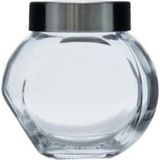 Neva Home 2 Yuvarlak Cam Plastik Kapaklı Bella 200 ml Pasabahce, Şeffaf, 8,5 x 6 x 8,2 Cm, 2 Birim
