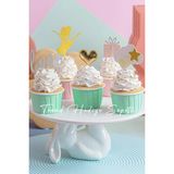 Neva Home 50'li Soft Mint Yeşili Muffin Cupcake Kalıbı Kek Kapsülü, Muffin Kek Kalıbı, Airfryer Uyumlu