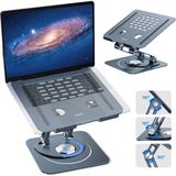 Neva Home Ayarlanabilir Dizüstü Bilgisayar Standı, 360 Derece Dönebilen Ayarlanabilir Dizüstü Bilgisayar Standı (Üç Katlı Versiyon) MacBook Air Pro, Dell Xps, Hp Vb. Için Ergonomik Katlanabilir Stand