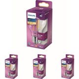 Neva Home LED Classic 60W A60 E27 Non-Dim 2700K Sarı Işık LED Filament Ampul 4lü Paket