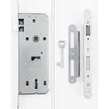 Neva Home Oda Iç Kapı Kilidi 40 mm (Ahşap) Oda Kapı Gömme Kilit Sessiz/metal (1, 40MM Metal)