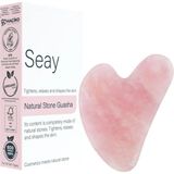 Neva Home Pembe Kuvars Taşı Gua Sha Yüz Bakımı Kalp Guasha Pembe Quartz Face Guasha 1. Kalite