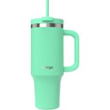 Neva Home Üniseks Yetişkin Streeterville Tumbler Pipetli Yalıtımlı Su Şişesi, 1.2l, Açık Yeşil