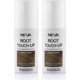 Neva Kumral 2 Renkli Root Touch Up Kapatıcı Sprey 75 ml Amonyaklı Saç Dipleri İçin Etkili