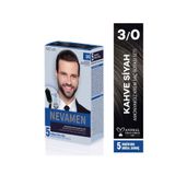 Neva Men 3/0 Natural Black Brown Kahve Siyah Amonyaksız Krem Saç Boyası