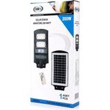 Neva Prime 200W - 6500K Solar - Güneş Enerjili Sokak Lambası - Armatür Sensörlü Bahçe-Balkon-Sokak Ars-3 - Renkli - standart