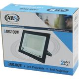 Neva Prime 2pcs 100W LED Projektör 19X15.5CM Aydınlatma Açısı: 120 Derece 50.000 Saat Ömür MODEL-ARS100W (5361)