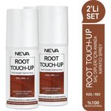 Neva Root Touch-Up 2'li Set Kızıl Saç Dipleri Için Anında Kapatıcı Sprey 75ML