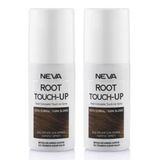 Neva Root Touch Up Sprey Koyu Kumral 2x75 ml Saç Boyası