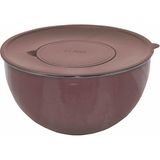 Neva Rose Chocolate Emaye Karıştırma ve Saklama Kabı - Kahverengi