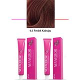 Nevacolor 2'li Set Premium 6.3 Fındık Kabuğu - Kalıcı Krem Saç Boyası 2 x 50 gr Tüp