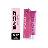 Nevacolor 4.07 Türk Kahvesi Tüp Saç Boyası