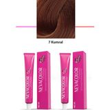 Nevacolor Premium 7 Kumral 2x50 gr Kalıcı Krem Saç Boyası