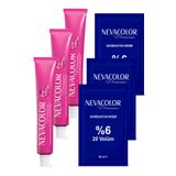 Nevacolor Premium Nevacolor Pre.tüp 8.1 Açık Kumral Küllü 2ad. + 0.11 Yoğun Mavi 1 Ad.+ Oksidan Kremi 20 Vol. 3ad.