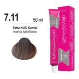 Nevacolor Saç Boyası 7.11 Ekstra Küllü Kumral