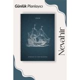 Nevahir Günlük Planlayıcı Defter 2026 A5 Kalın Kağıt Helezon Planner Organizer