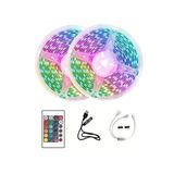 Nevamel 10M Şerit LED Iç Mekan Renkli Rgb Şerit LED Kumandalı