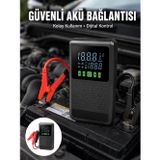 Nevamel® 12.000 Mah Şarjlı Araç Akü Takviye Ve Işıklı Hava Kompresörü Yeni Nesil