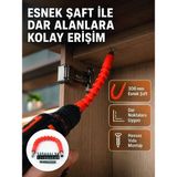 Nevamel® 12 Parça Esnek Bits Uç Seti 300 Mm Esnek Şaftlı Tornavida Uç Seti