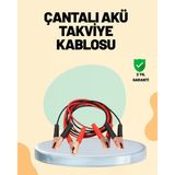 Nevamel® 1200 Amper Jumper Kablo 2 Metre Bakır Uçlu Araç Takviye Seti