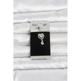 Nevamel® 316L Cerrahi Çelik Kalp Ve Damla Model Göbek Piercing 5886