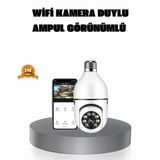 Nevamel® 360° Akıllı Güvenlik Kamerası – Duya Takılabilir Wi-Fi Bağlantılı Hareket Sensörlü
