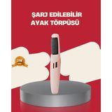 Nevamel 360° Etkili Elektrikli Ayak Bakım Aleti Nasır Giderici