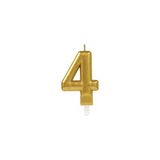 Nevamel 4 Rakam Mum Gold Renk - Renkli - Standart