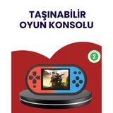 Nevamel® 520 Oyunlu El Oyun Konsolu Tv Bağlantılı Hd LCD Ekranlı