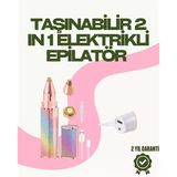 Nevamel 8000 Rpm Taşınabilir Epilatör – Kaş Düzeltici ve Dudak Epilatörlü Pille Çalışan