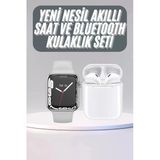 Nevamel Akıllı Saat Kulaklık Hediyeli Uyku Ve Sağlık Takibi Yapabilen Uzun Ömürlü