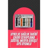 Nevamel Akıllı Saat Unisex Akıllı Saat Çoklu Kordon Seçeneği Çelik Kordon Plastik Kordon
