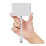 Nevamel Ally 4K Type C Hdmi Görüntü Aktarıcı 3 İn1 Şarj Usb Çıkışlı Kablo-(5775)