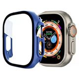 Nevamel Ally Apple Watch Ultra 49Mm İçin Hard Pc Full Koruma Sert Armor Zırh Kılıf-(5775)