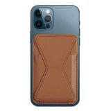 Nevamel Ally İphone 15-14- 13-12'Ler İçin Standlı Deri Cüzdan Magsafe Kartlık Cüzdan Kılıf-(5775)