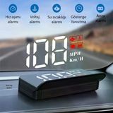 Nevamel® Ally M3 Hud Obd2 Head-Up Display Dijital Hız Göstergesi E-Obd Ve Gps Destekli Obd Arayüzlü - Alarmlı Ön Cam Ekr