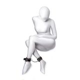 Nevamel® Anonymo Bdsm Ayak Kelepçe #0152, Pu Deri, Baskılı, 27 Cm (Kod:0152)