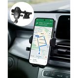 Nevamel® Araç Havalandırma Telefon Tutucu 360 Derece Döner Otomatik Kilitli Stand