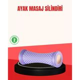 Nevamel® Ayak Masaj Silindiri Derin Doku Masajı Kirpi Topu Akupunktur Etkili