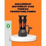 Nevamel® Ayaklı Bisiklet Pompası Basınç Göstergeli Çok Amaçlı