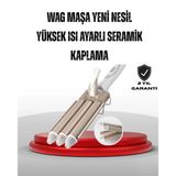Nevamel Ayarlanabilir Isı Ayarıyla Profesyonel Bukle Maşası – Hızlı ve Nazik Şekillendirme