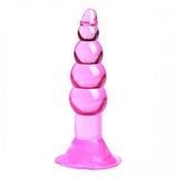 Nevamel® Backpart Boğumlu Vantuzlu 11.5Cm Anal Tıkaç - Pembe