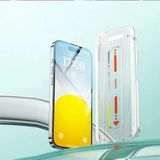 Nevamel Baseus Crystal İphone 15 Plus Full Koruma Eye-Protection Tempered Cam Ekran Koruyucu-(5775)