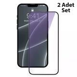 Nevamel Baseus İphone 13 Mini 0.3Mm Full Çerçeve Cam Ekran Koruyucu 2 Adet-(5775)